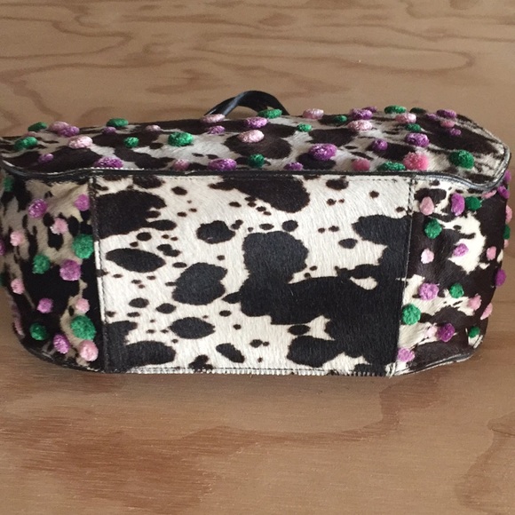 VINTAGE GIANNI VERSACE Animal Print BAG - Picture 3 of 7